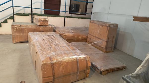 Sofa and cartons ready – packers and movers in Lucknow